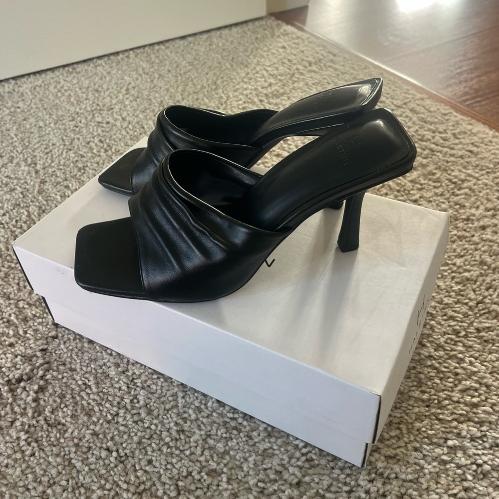 Halston High Heel Mules